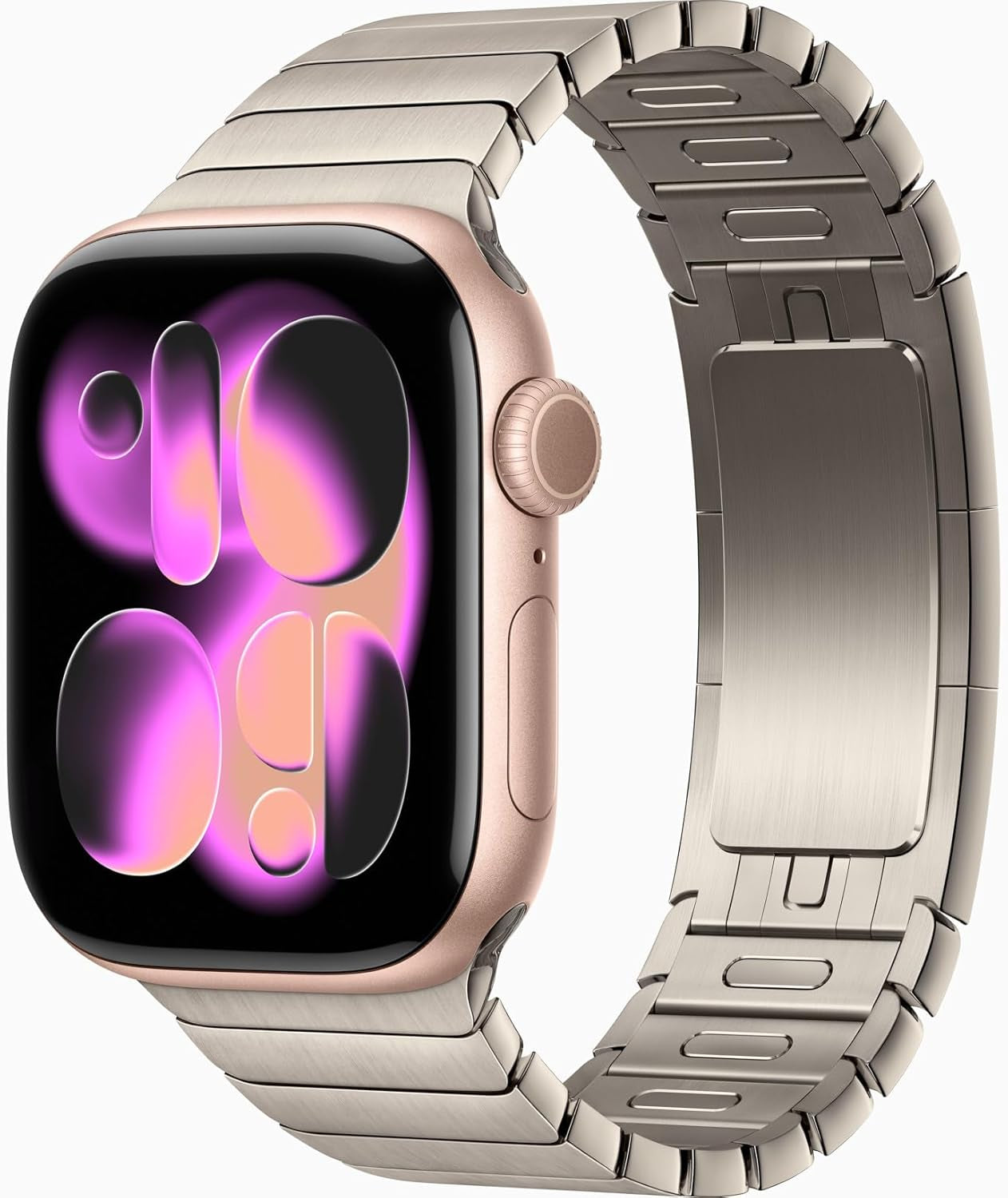 Compatible with Apple Watch Bands 44Mm 45Mm 46Mm 49Mm 42Mm 41Mm 40Mm 38Mm Men Women, Breathable Silicone Sport Strap for Iwatch Bands Series 10/9/8/7/6/5/4/3/Se/Ultra