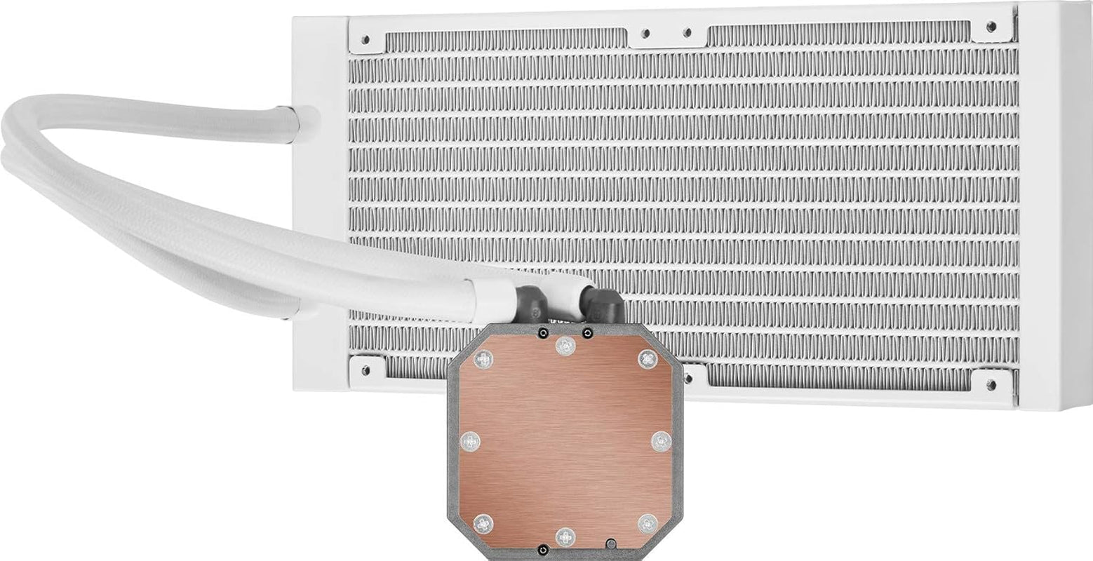 Icue H100I Elite Capellix Liquid CPU Cooler - White